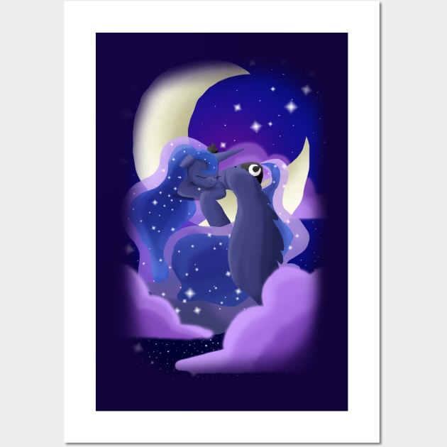 Sleepy Luna Wall Art by AutumnHeart